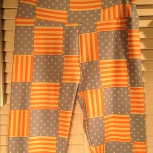 Lularoe women's leggings  flag leggings